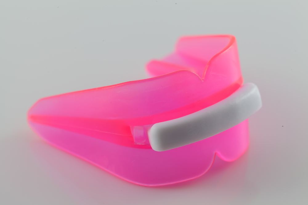 hot pink mouthguard