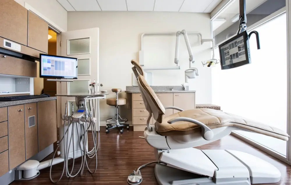 A photo of a treatment room